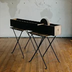 Деревянная игра - Колесо Да Винчи в помещении на подставке