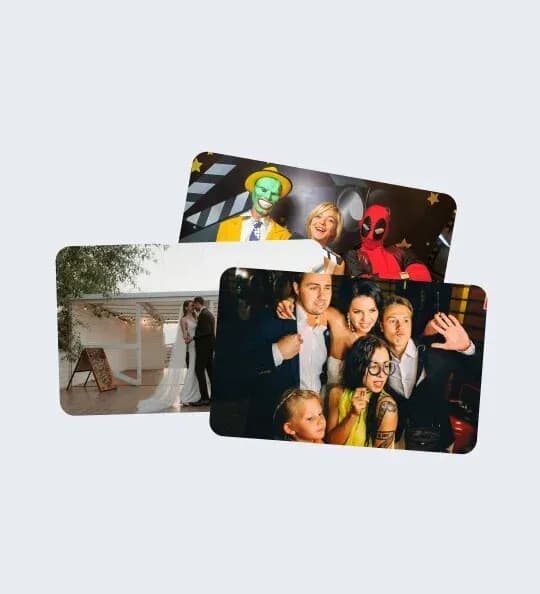 Готовые магнитные фотографии с мероприятия