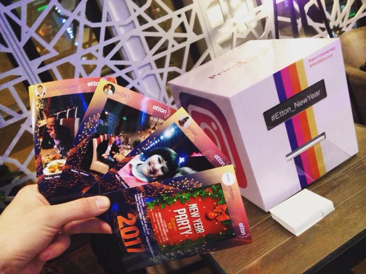 Варианты готовых карточек из хэштегпринтера