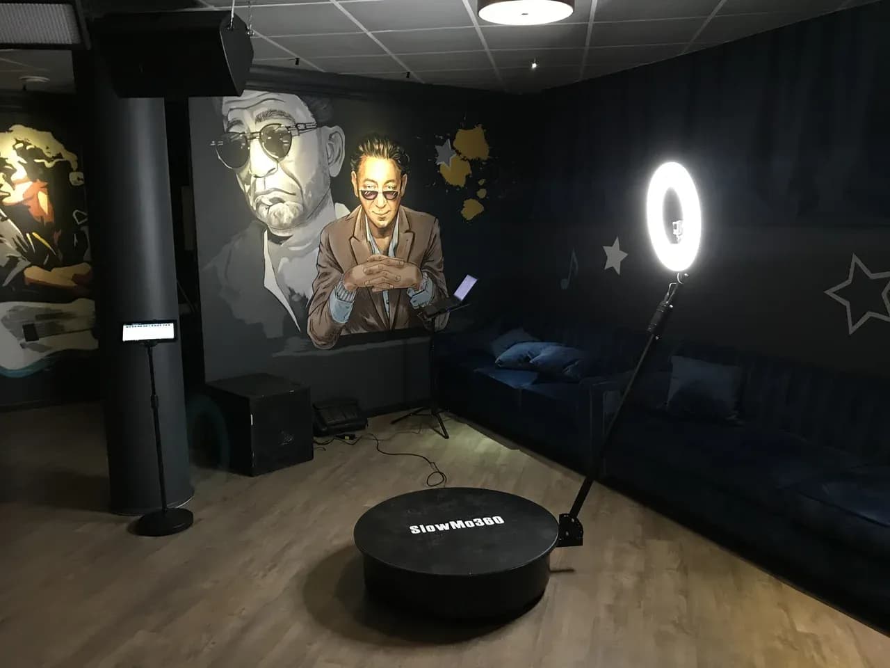 площадка для замедленной съемки на мерроприятие