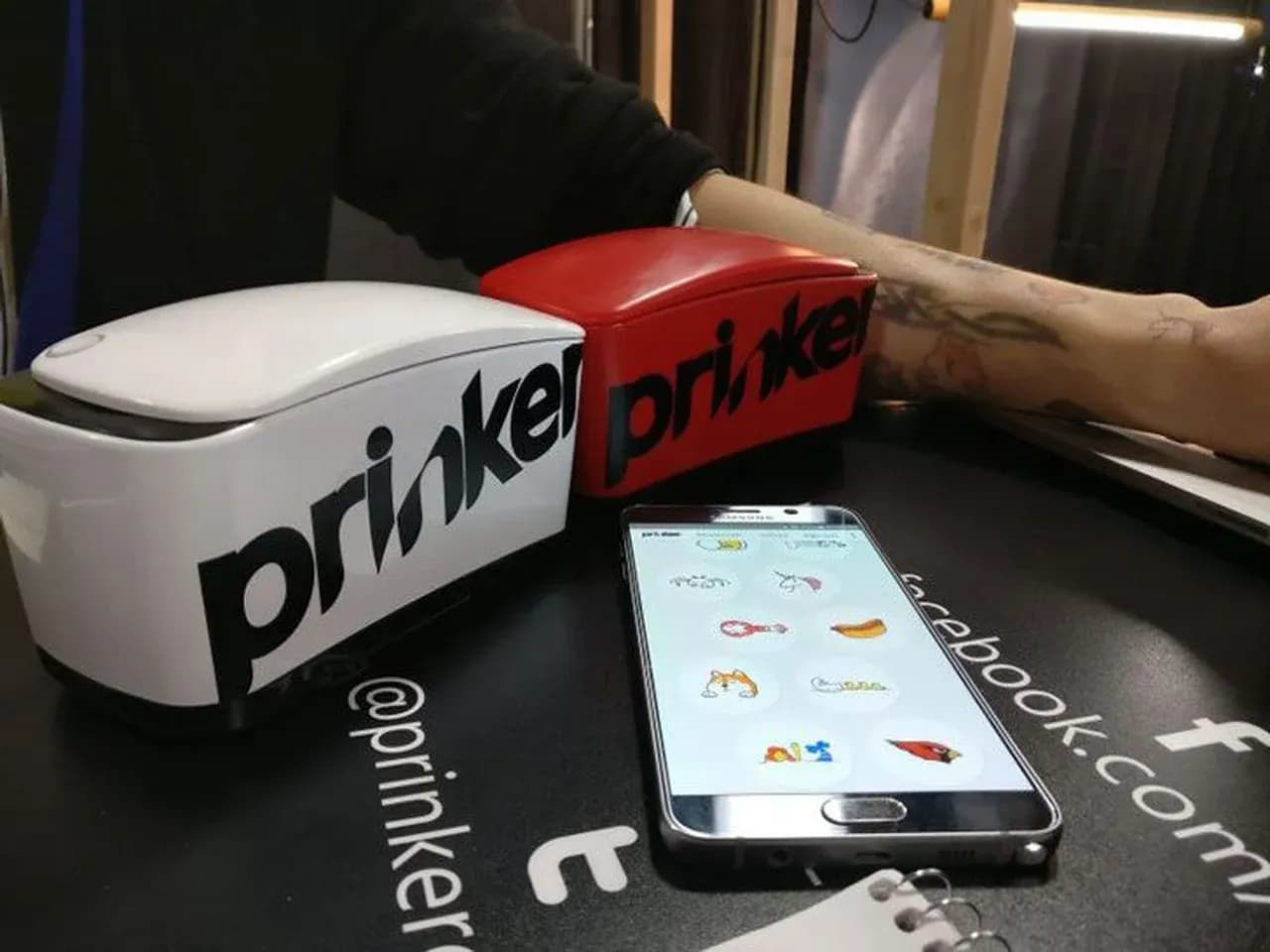 Тату принтер Prinker и смартфон: выбор дизайна и печать временных тату