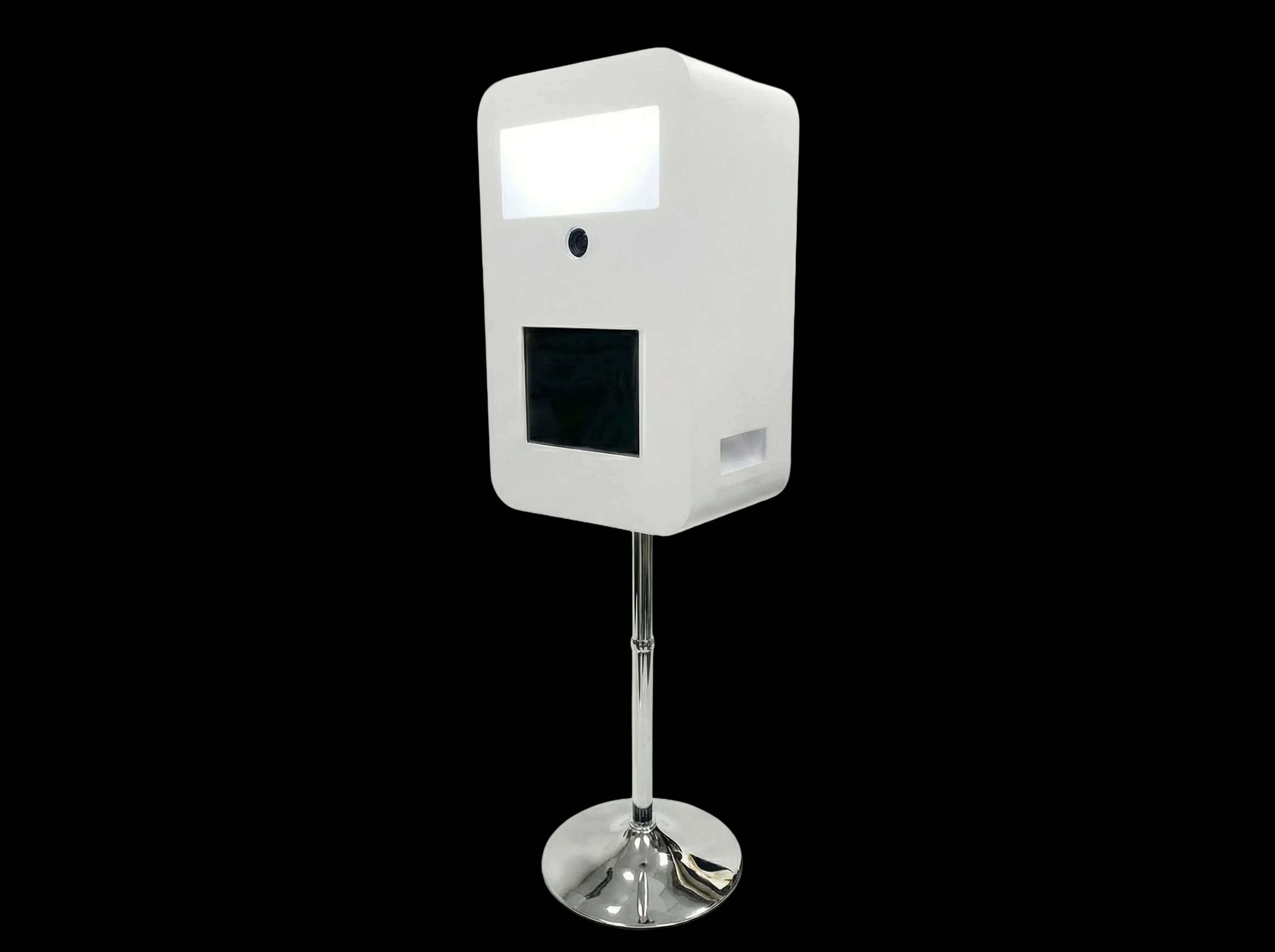 Фотобудка на ножке белого цвета для продажи