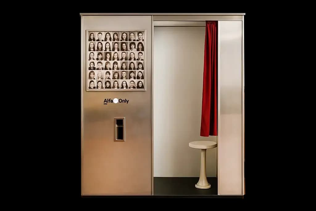 Фотография брендированной фотобудки под ваш дизайн