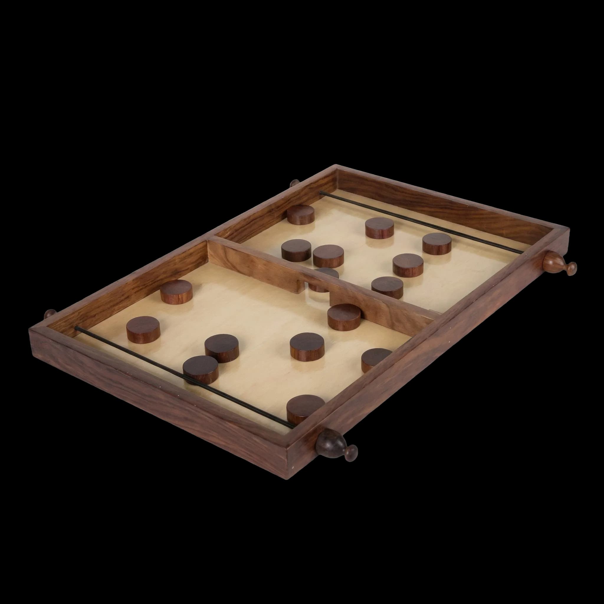 Крафтовая игра из дерева: настольная игра с шайбами для игровой зоны