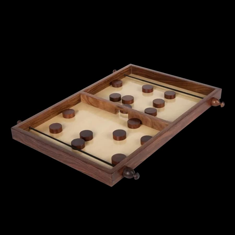 Крафтовая игра из дерева: настольная игра с шайбами для игровой зоны