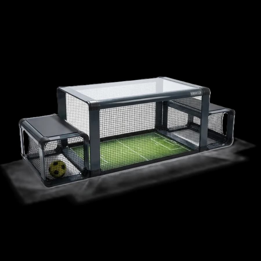 Игровой комплект для интерактива сабсоккер. Формат подстольного футбола для покупки. 