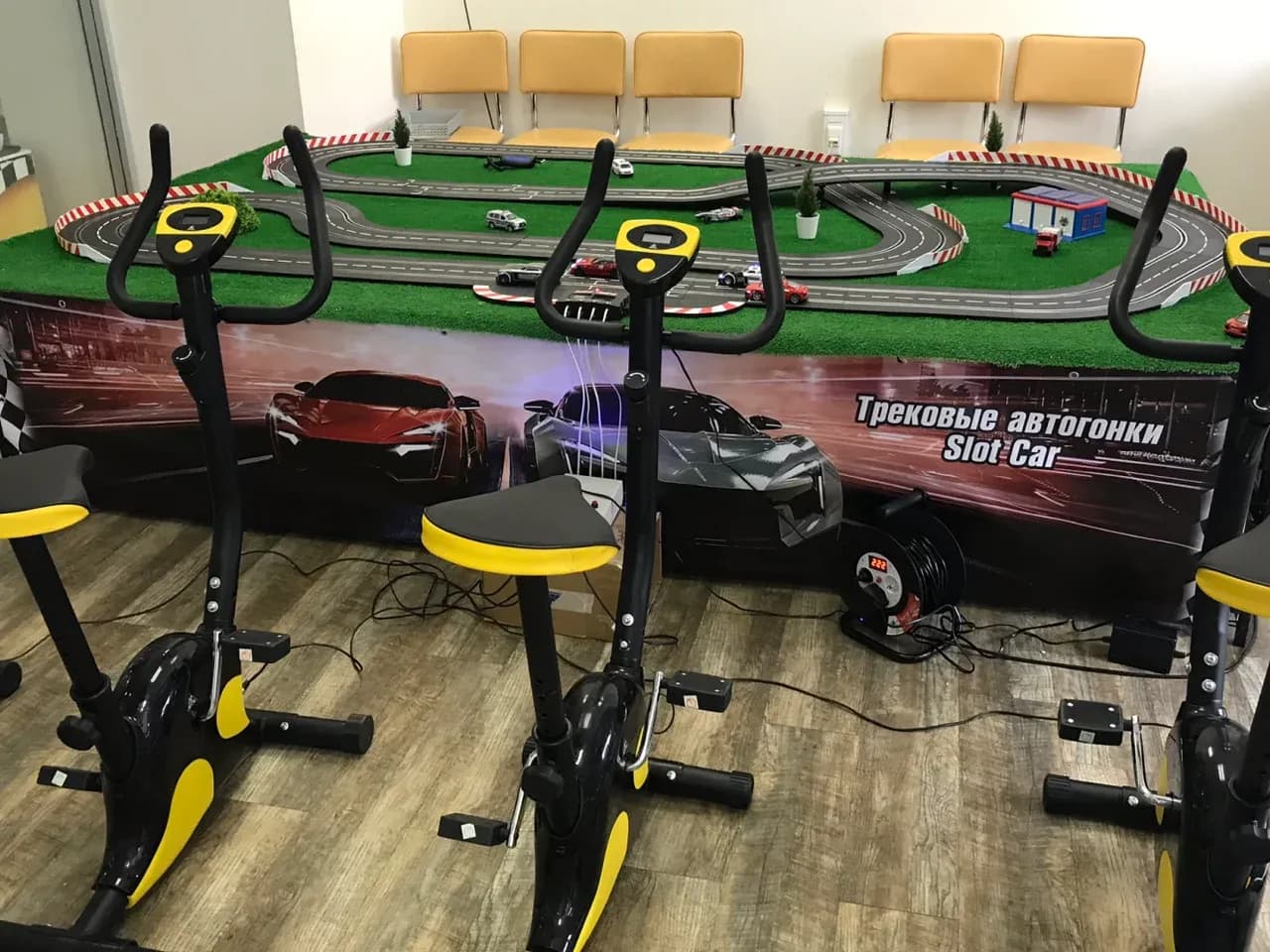 Велотренажеры для интерактива слоткар