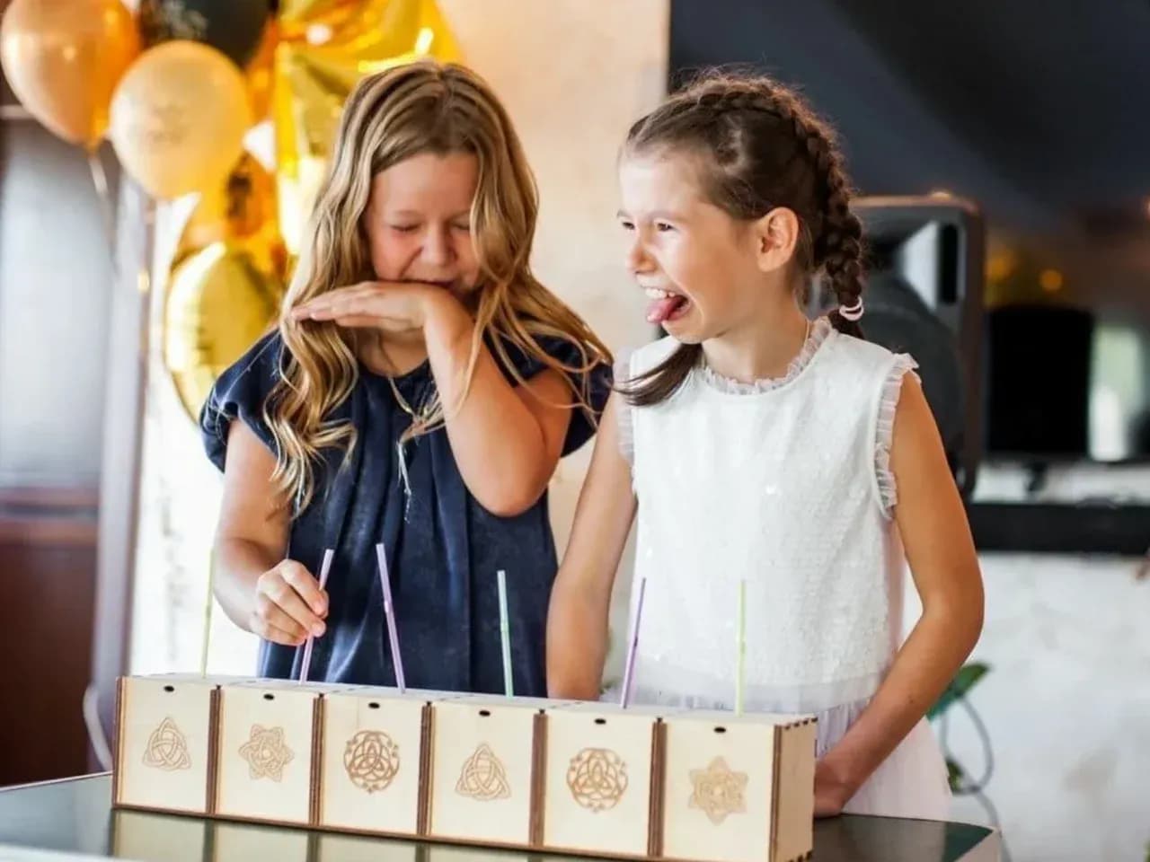 Детский формат «Угадай напиток»: дети участвуют в игре на угадывание вкуса