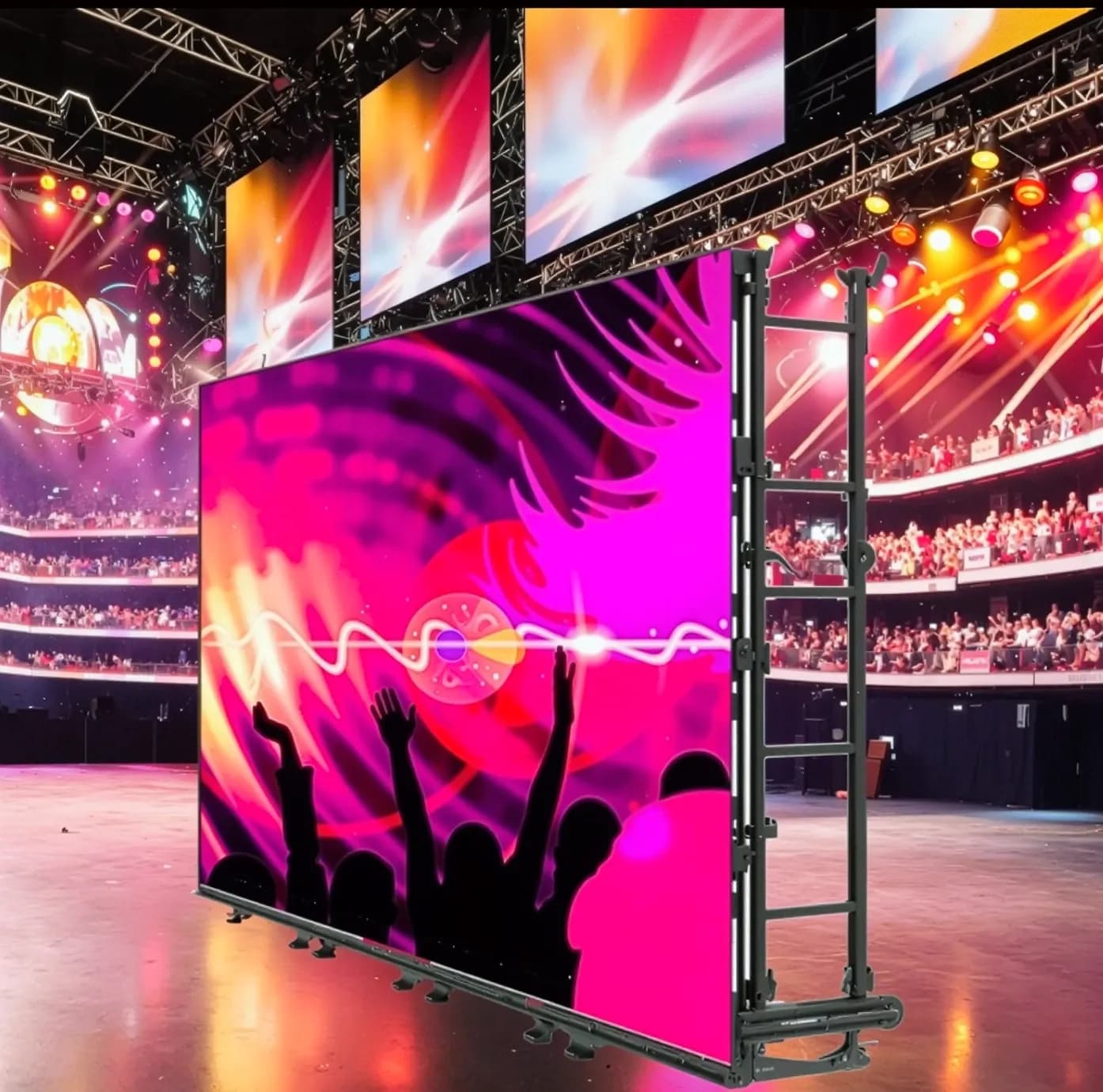 Небольшая мобильная LED фотозона