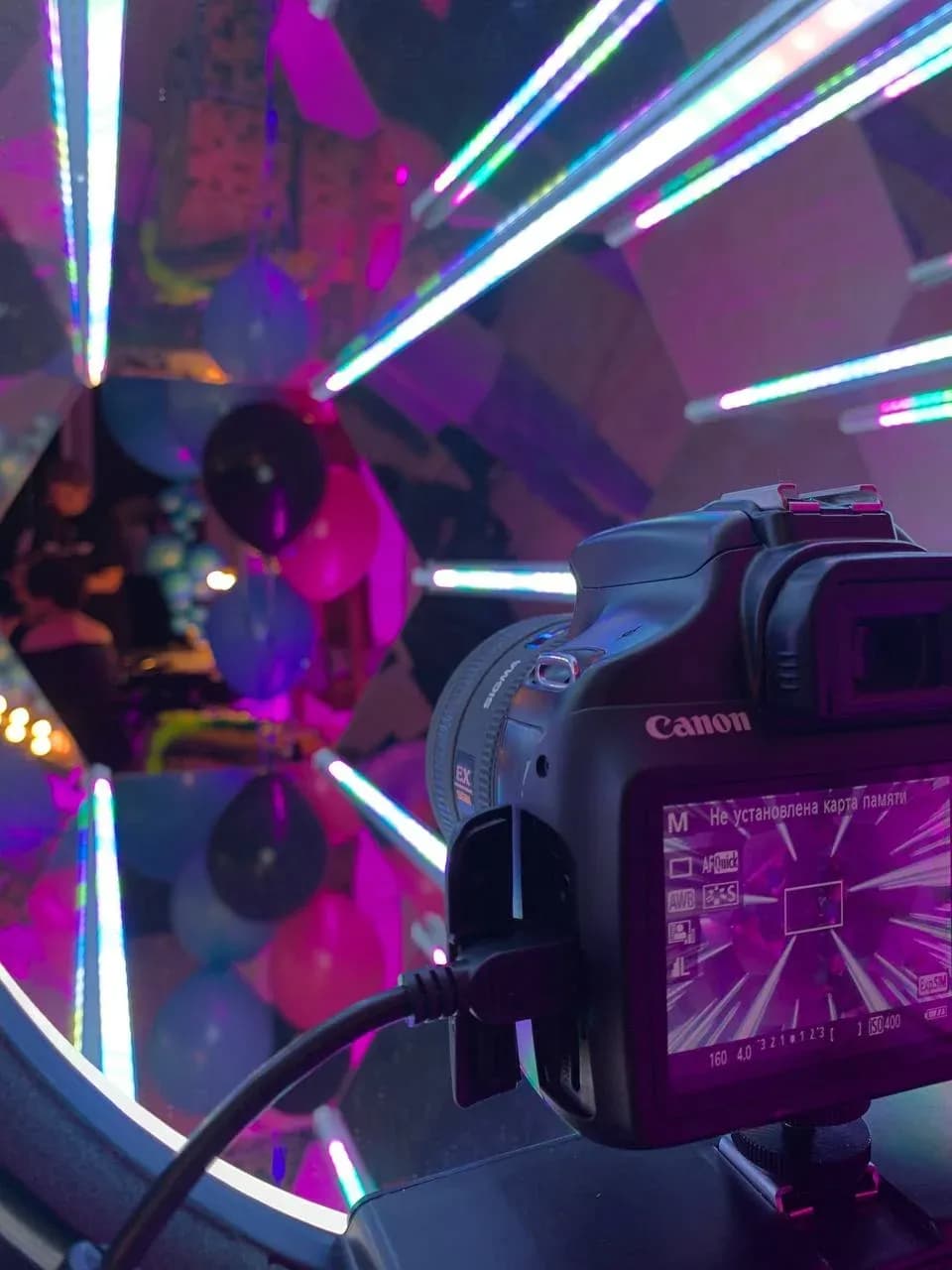 Фотоаппарат для съемки для интерактива калейдоскоп