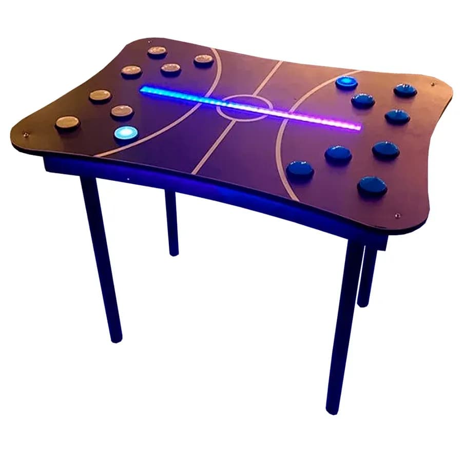 Кнопочный бой в аренду: интерактивный стол для дуэлей на скорость реакции